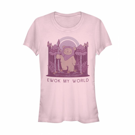 Star Wars Ewok My World Women's Pink T-Shirt